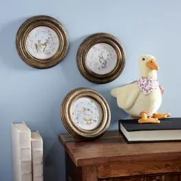 Trending Garden Friends Framed Wall Decor Set of 3