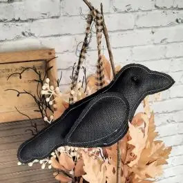 Certified Hanging Decorative Crow Ornament