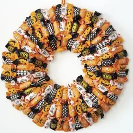 Mega Sale Halloween Harvest Candy Wreath