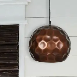 Rustic Copper Finish Pendant Light Bargain