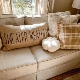 Fall Sayings Rectangle Throw Pillow Buy Direct