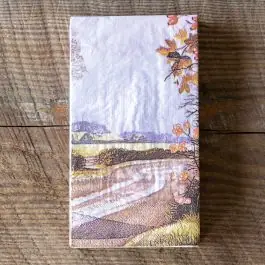 Autumnal Landscape Paper Dinner Napkins 12 Packs of 20 Today Only