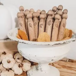 Decorative Fall Clothespin Set of 24 New Arrival