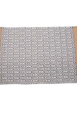 Carmen 20" x 32" Cotton Bath Mat - Gray Markdown