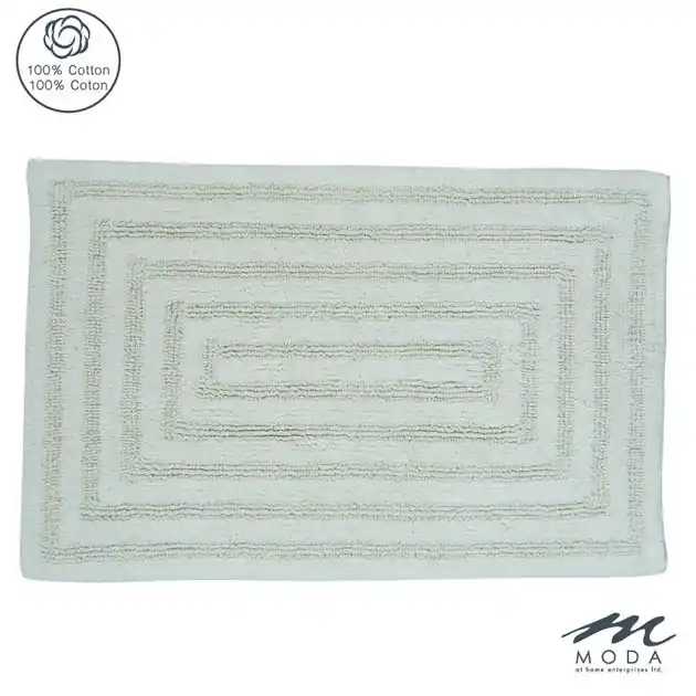 Amera 20" x 30" Cotton Bath Mat - White Get Yours