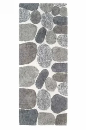 24" x 60" Pebbles Gray Bath Rug Runner Deal