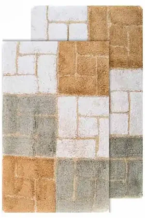 21" x 34" & 24" x 40" Berkeley Spa Two-Piece Bath Rug Set Warranty Included