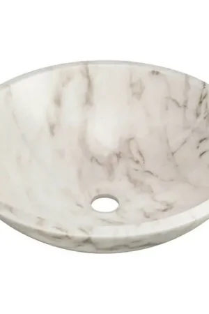 16-1/2" Round Granite Vessel Sink - OPEN BOX No Minimum Order