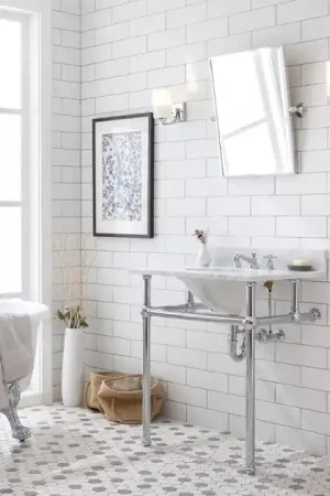 Wholesale Embassy 30" Single Wash Stand Only in Chrome - OPEN BOX