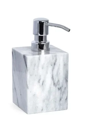 Affordable Marble Bath Soap Dispenser - Cloud Gray