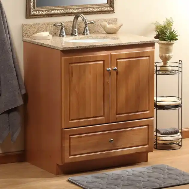 Wholesale Simplicity Ultraline 30"W x 21"D x 34.5"H Single Bathroom Vanity Cabinet Only with No Side Drawers